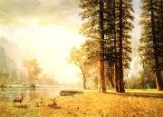 Albert Bierstadt Hetch Hetchy Valley painting
